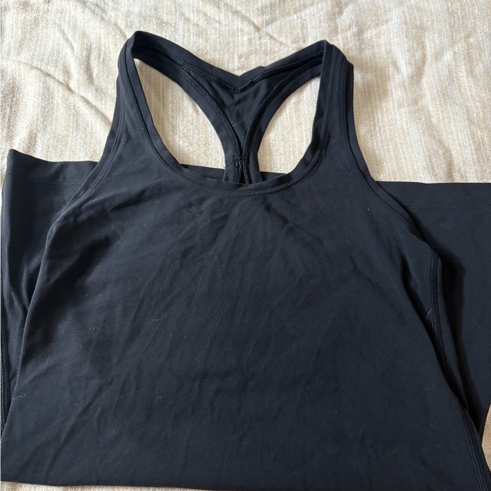 Black Racerback Tank Top